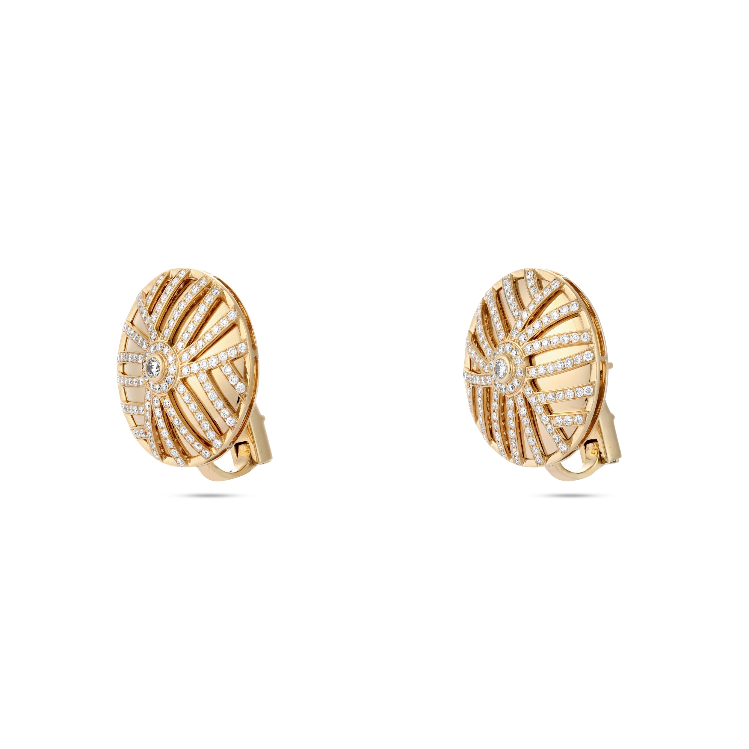 Palm Large Round Studs