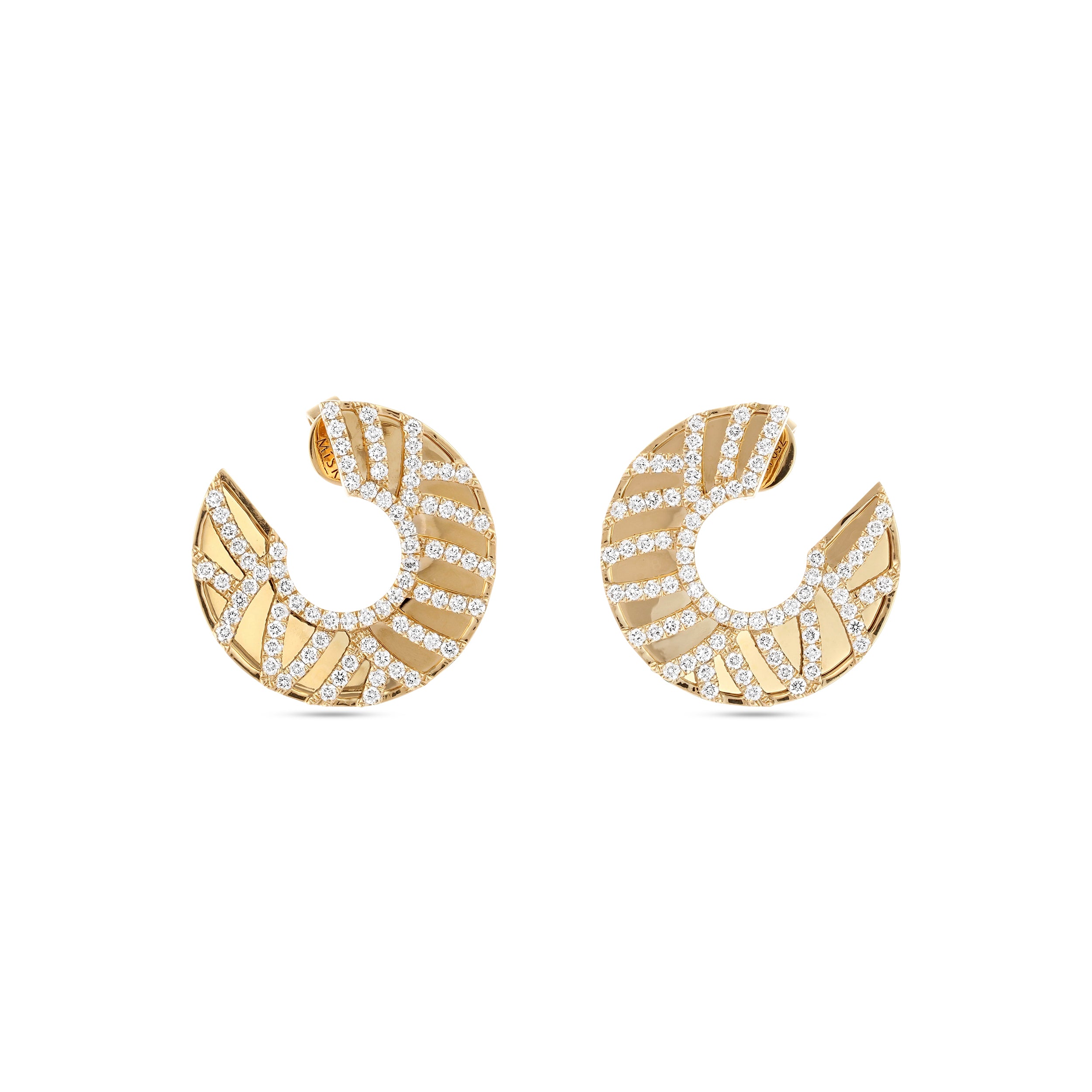 Palm Hoop Earrings