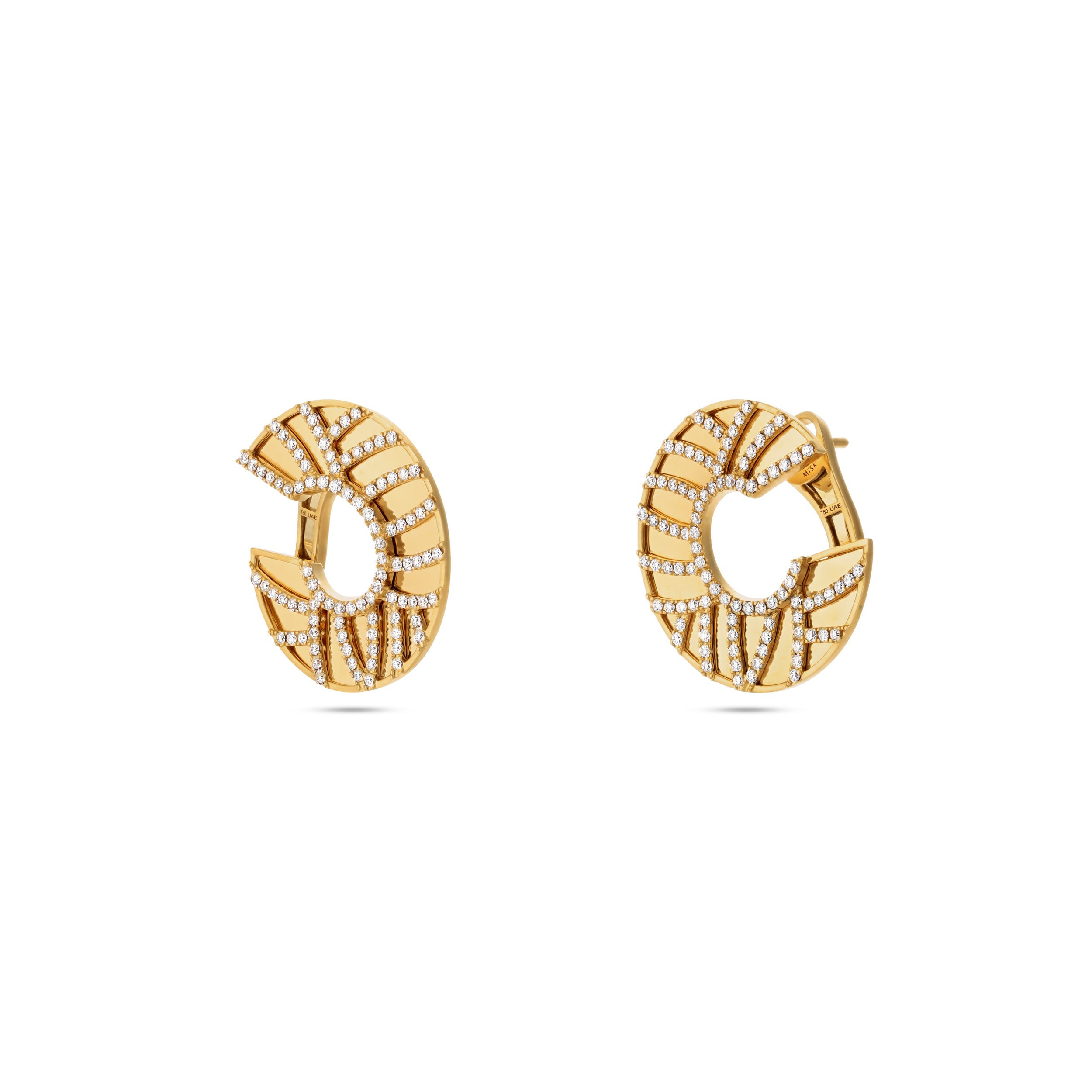 Palm Large Hoop Earrings