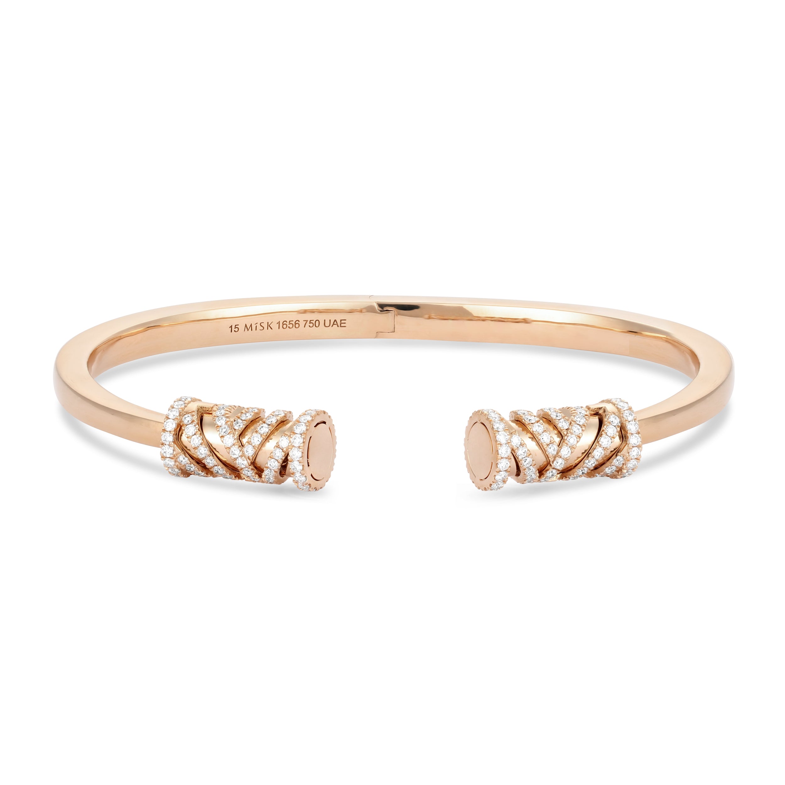Palm Rose Gold Open Bangle
