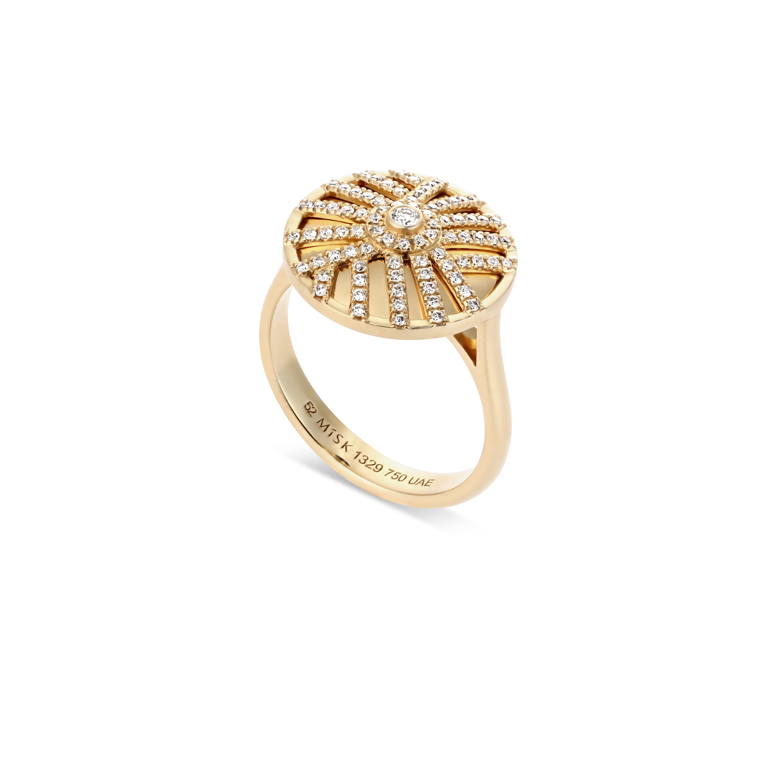 Palm Small Round Ring