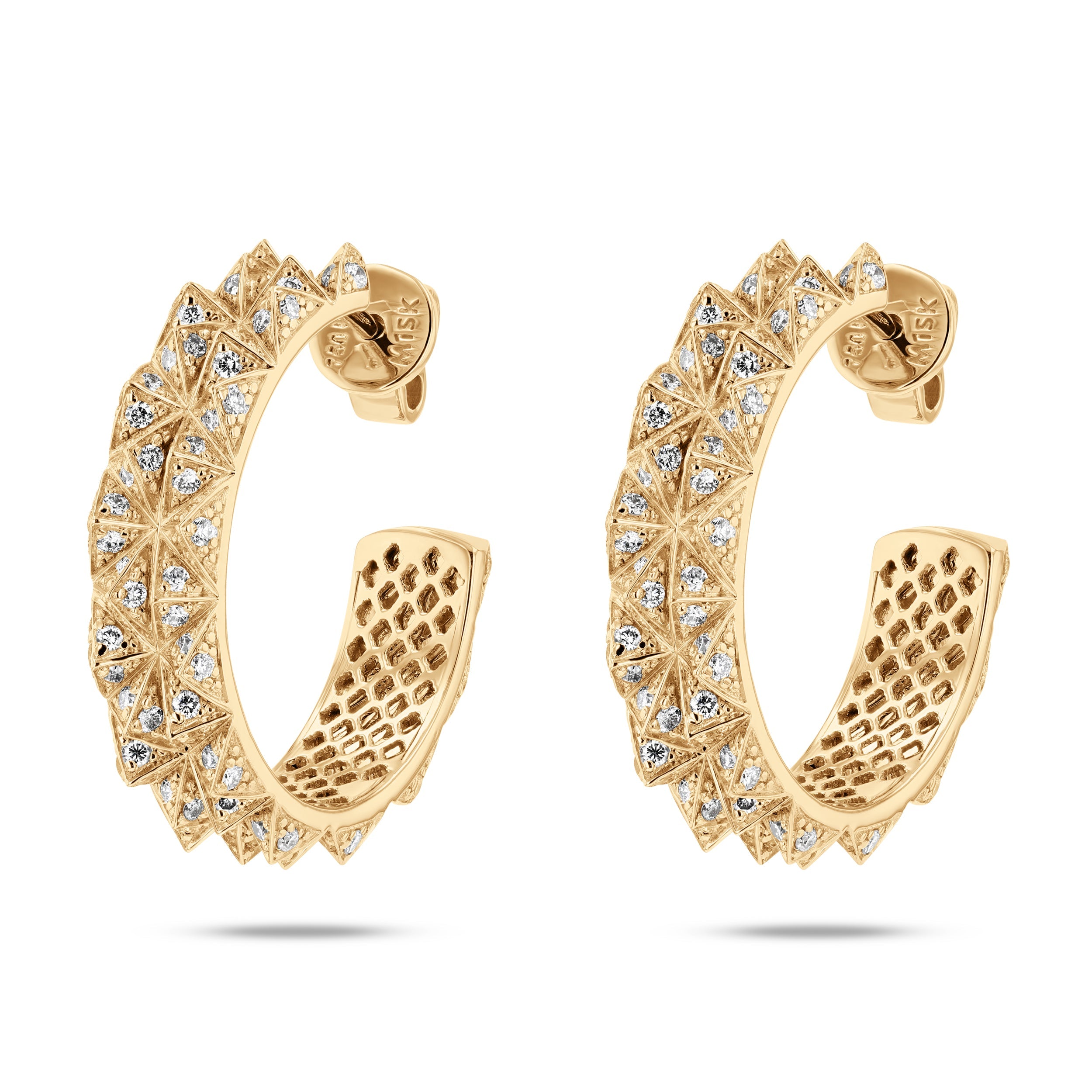 Tilal Diamond Hoop Earrings