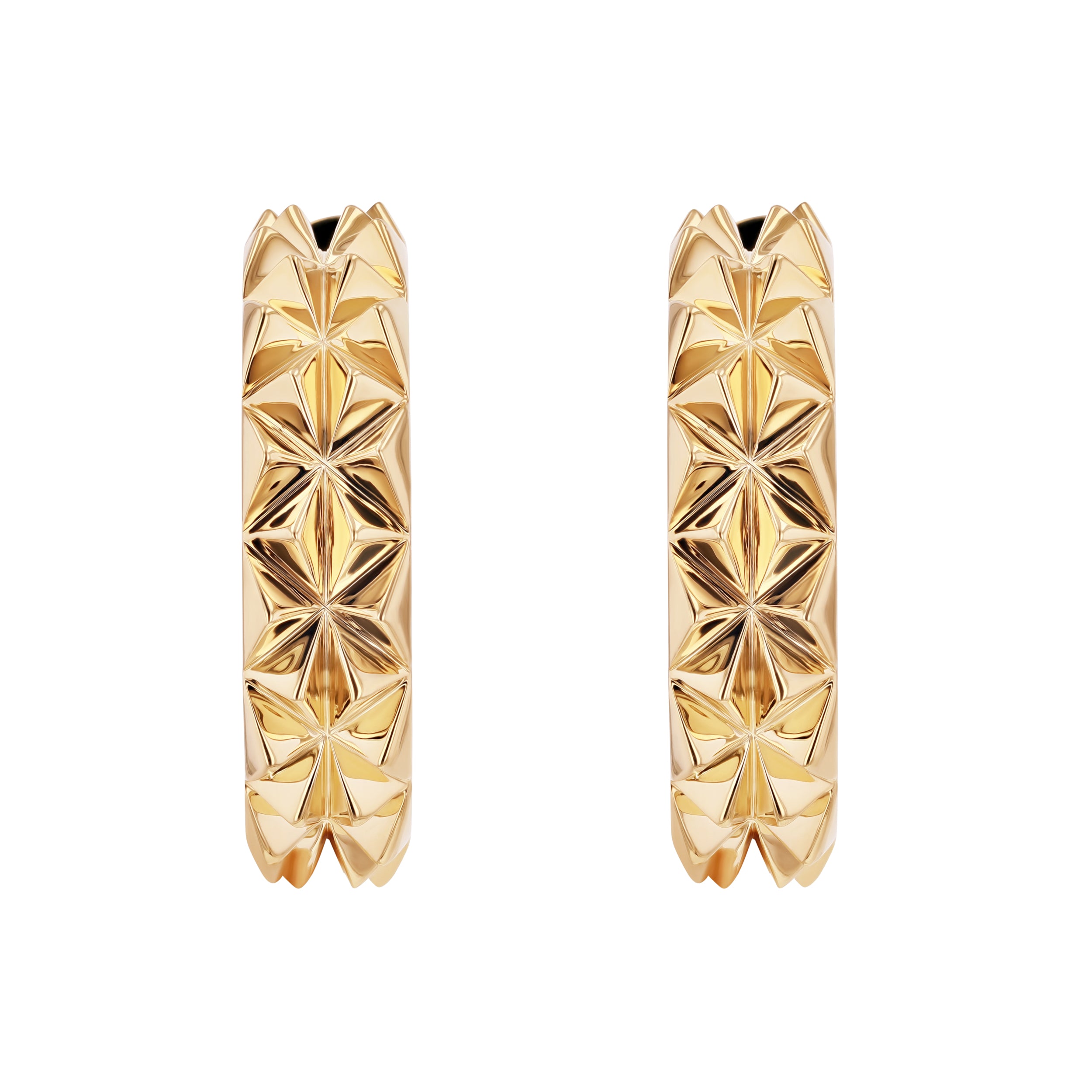 Tilal Hoop Earrings- Yellow Gold