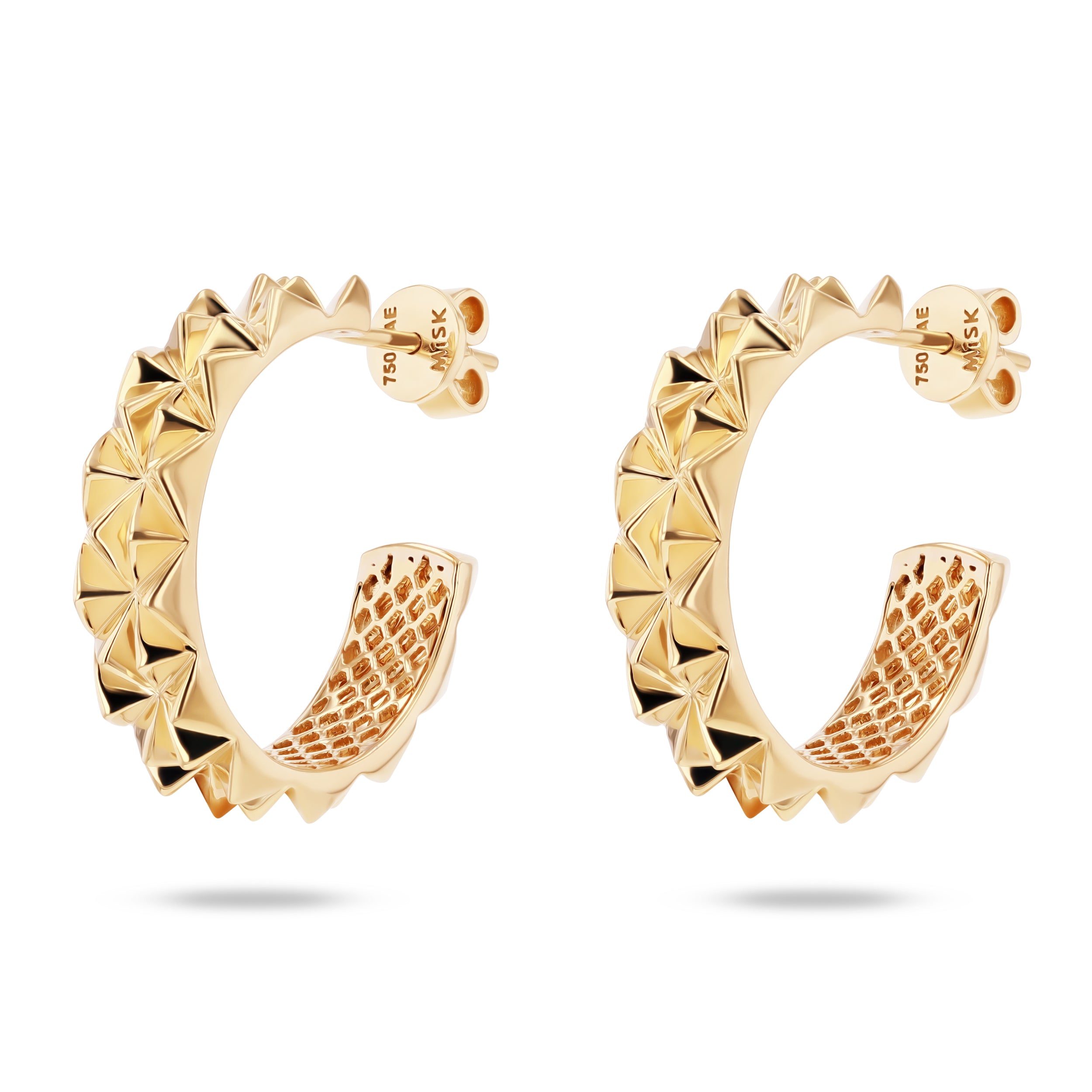 Tilal Hoop Earrings- Yellow Gold