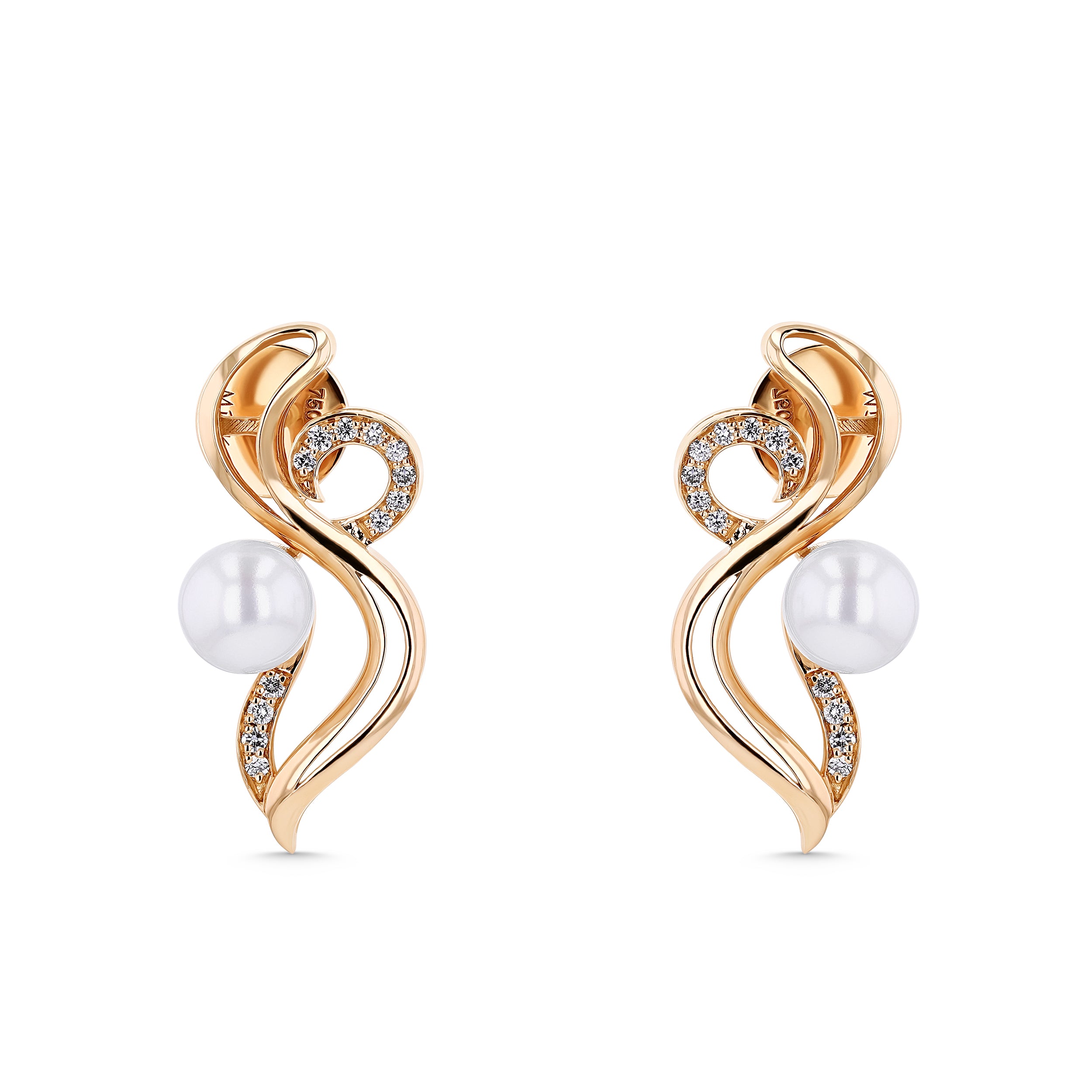 Dana Wave Small Earrings