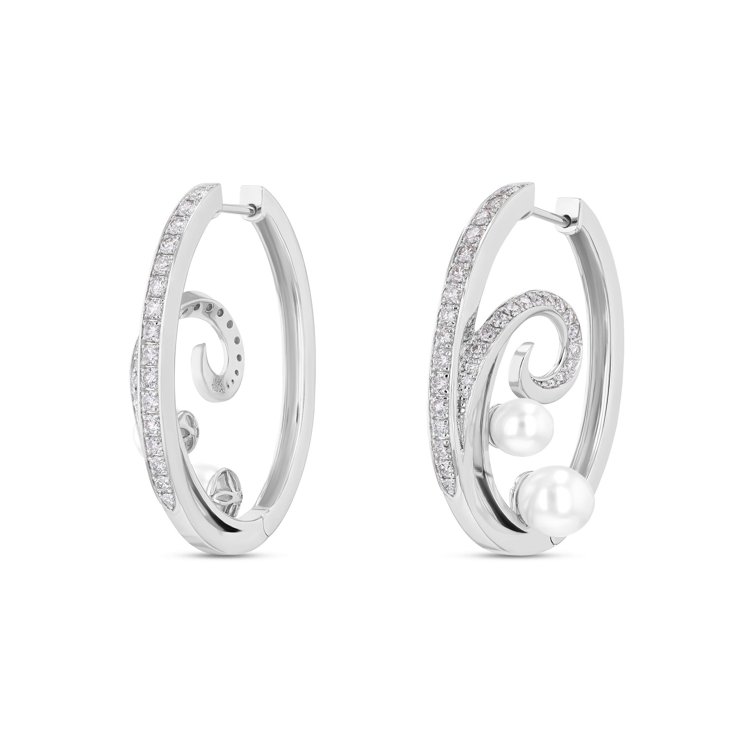 Dana Wave Hoop Earrings