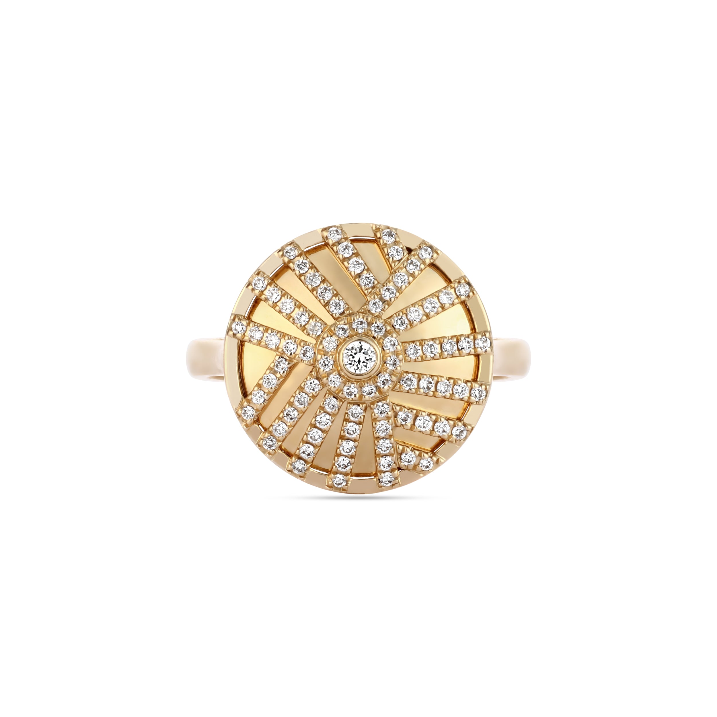 Palm Small Round Ring
