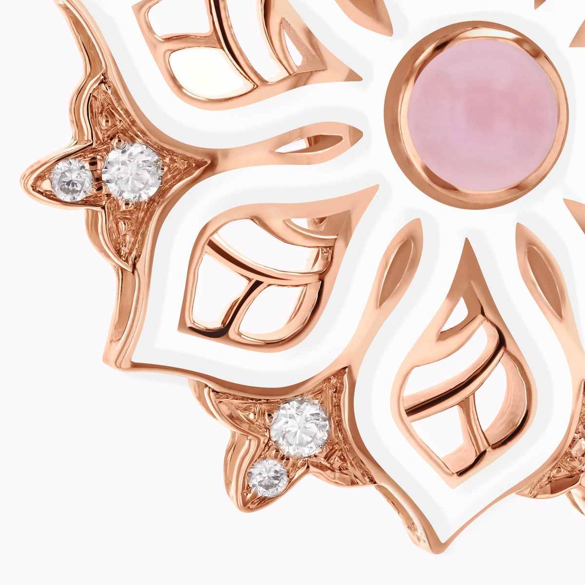 AURA Bloom Earrings#Gold_Rose Gold