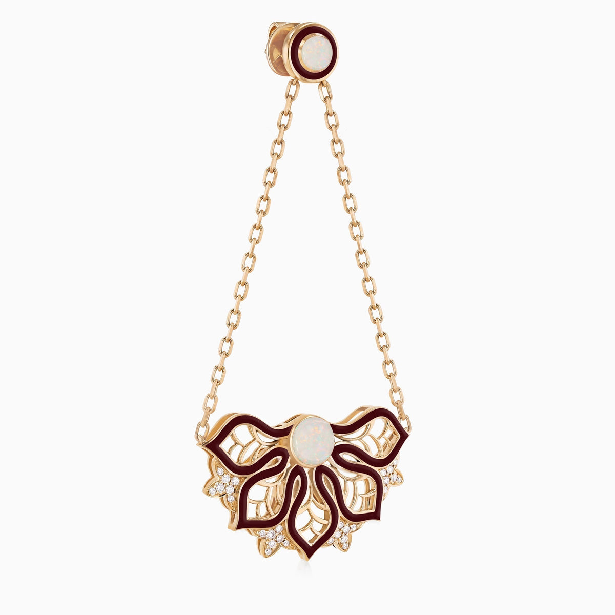 AURA Rise Earrings Medium#Gold_Yellow Gold
