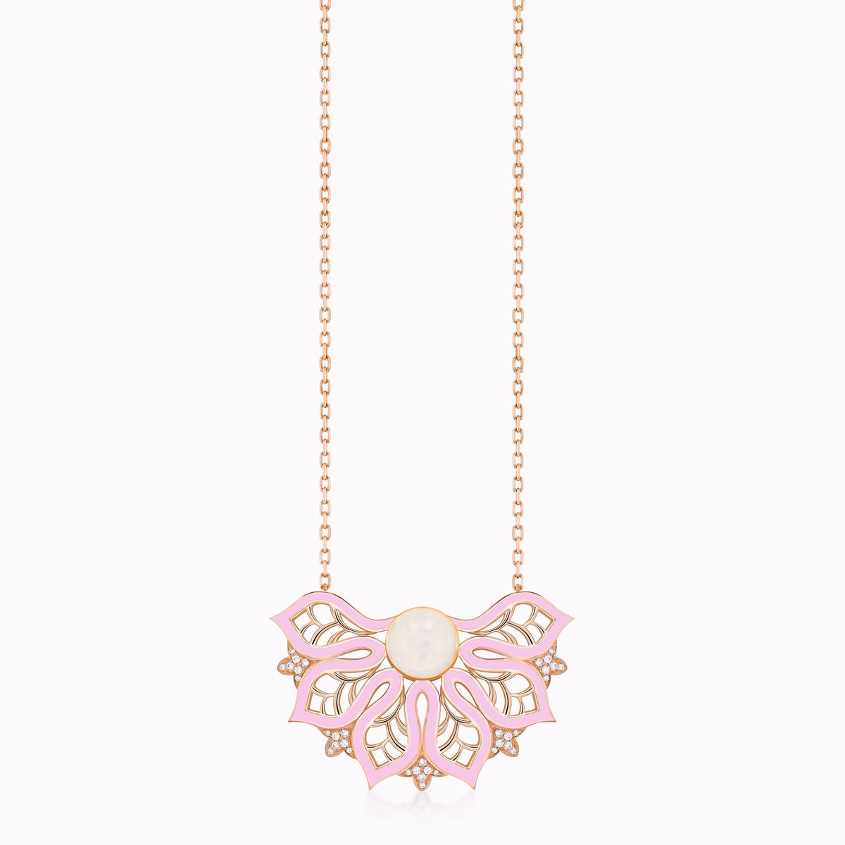 AURA Rise Necklace Extra Large#Gold_Rose Gold
