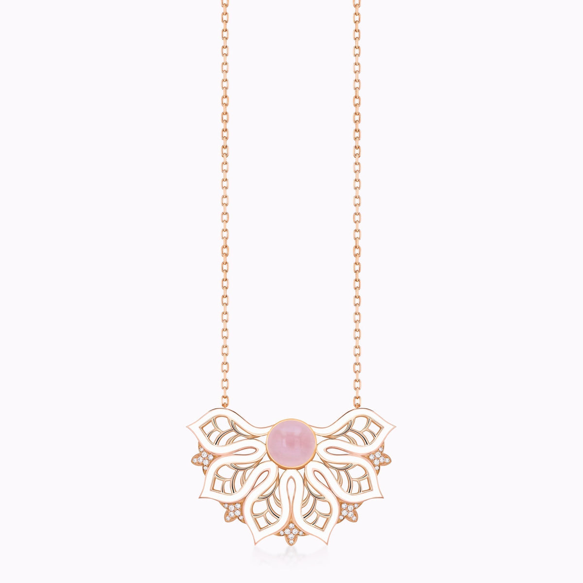 AURA Rise Necklace Extra Large#Gold_Rose Gold