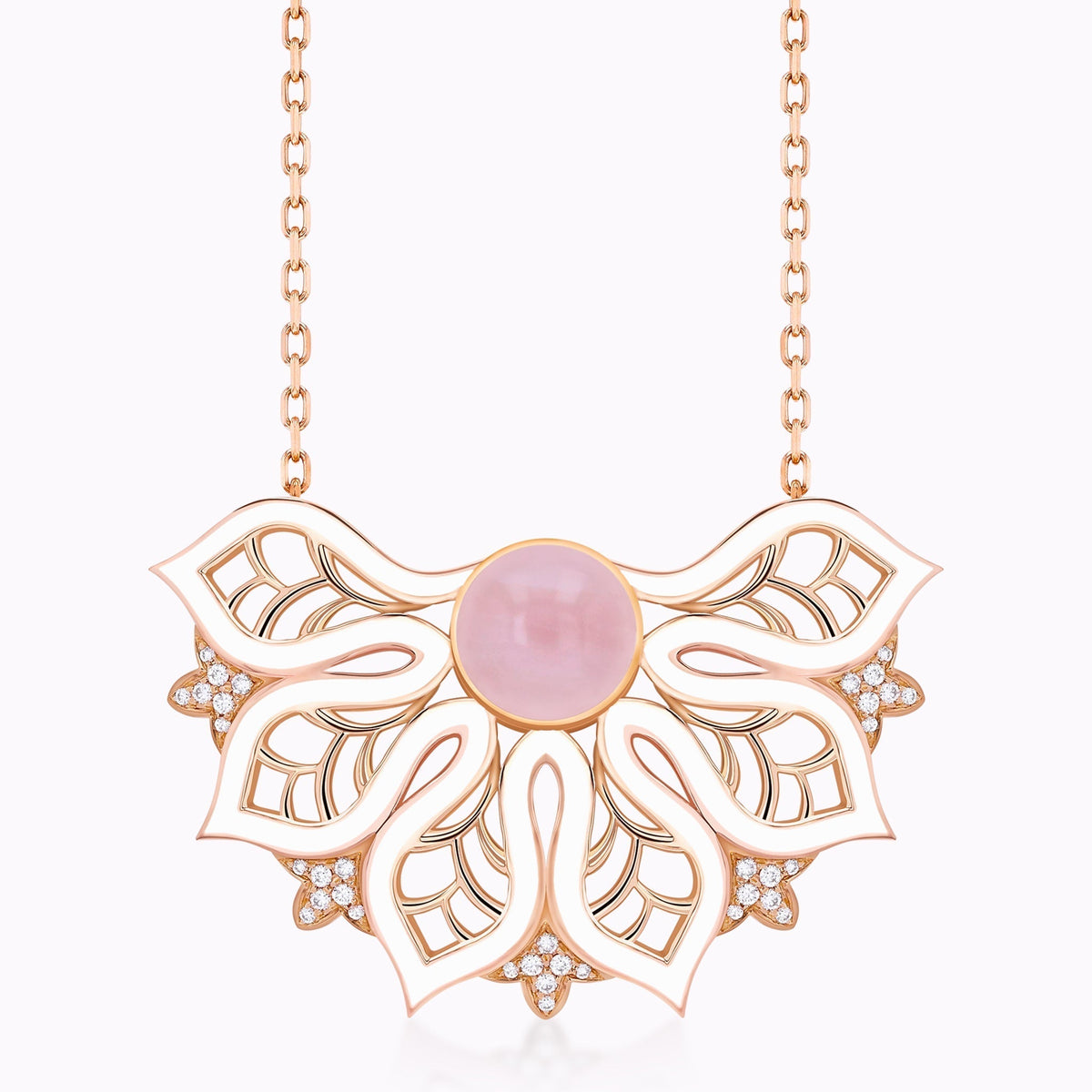 AURA Rise Necklace Extra Large#Gold_Rose Gold