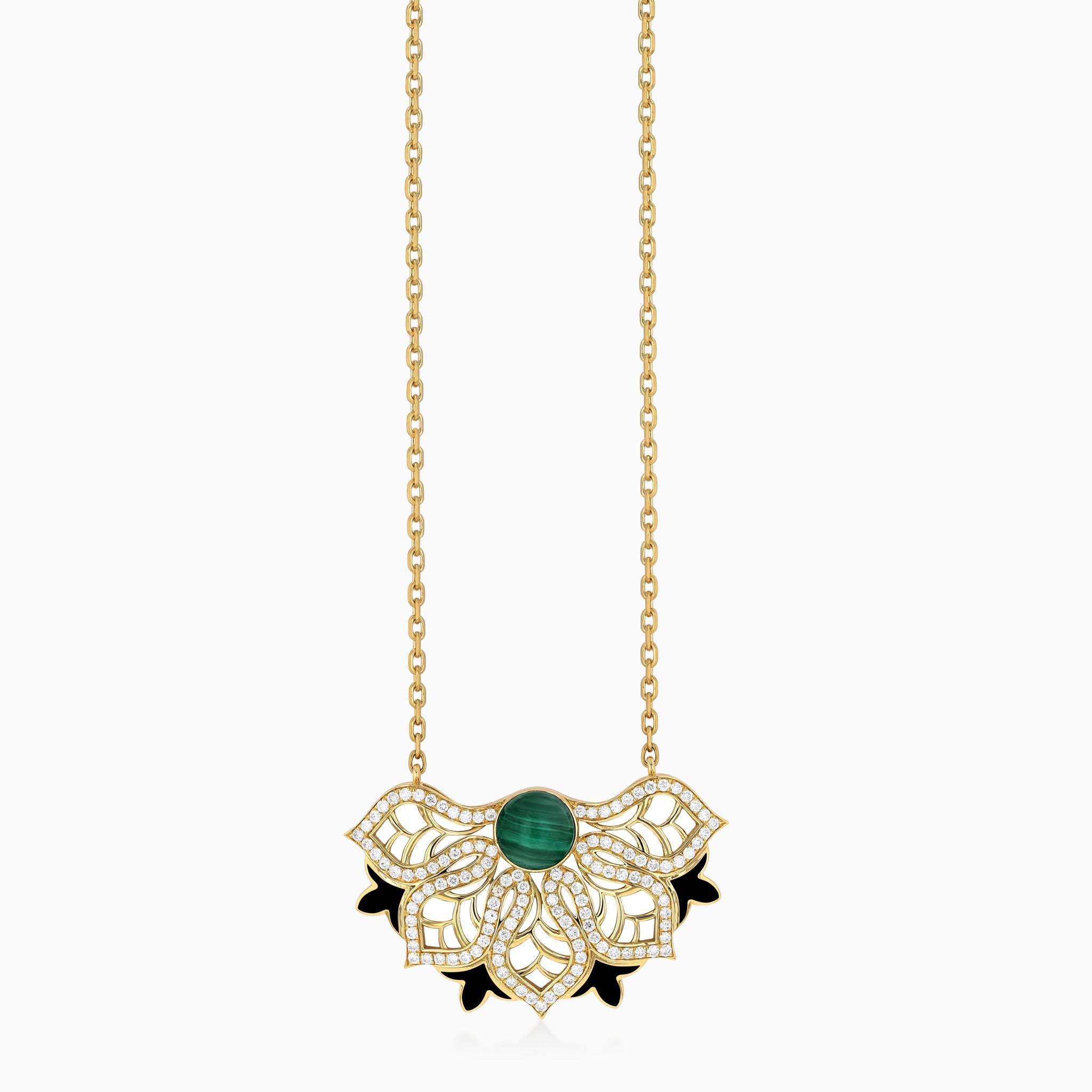 AURA Rise Pavé Necklace Medium