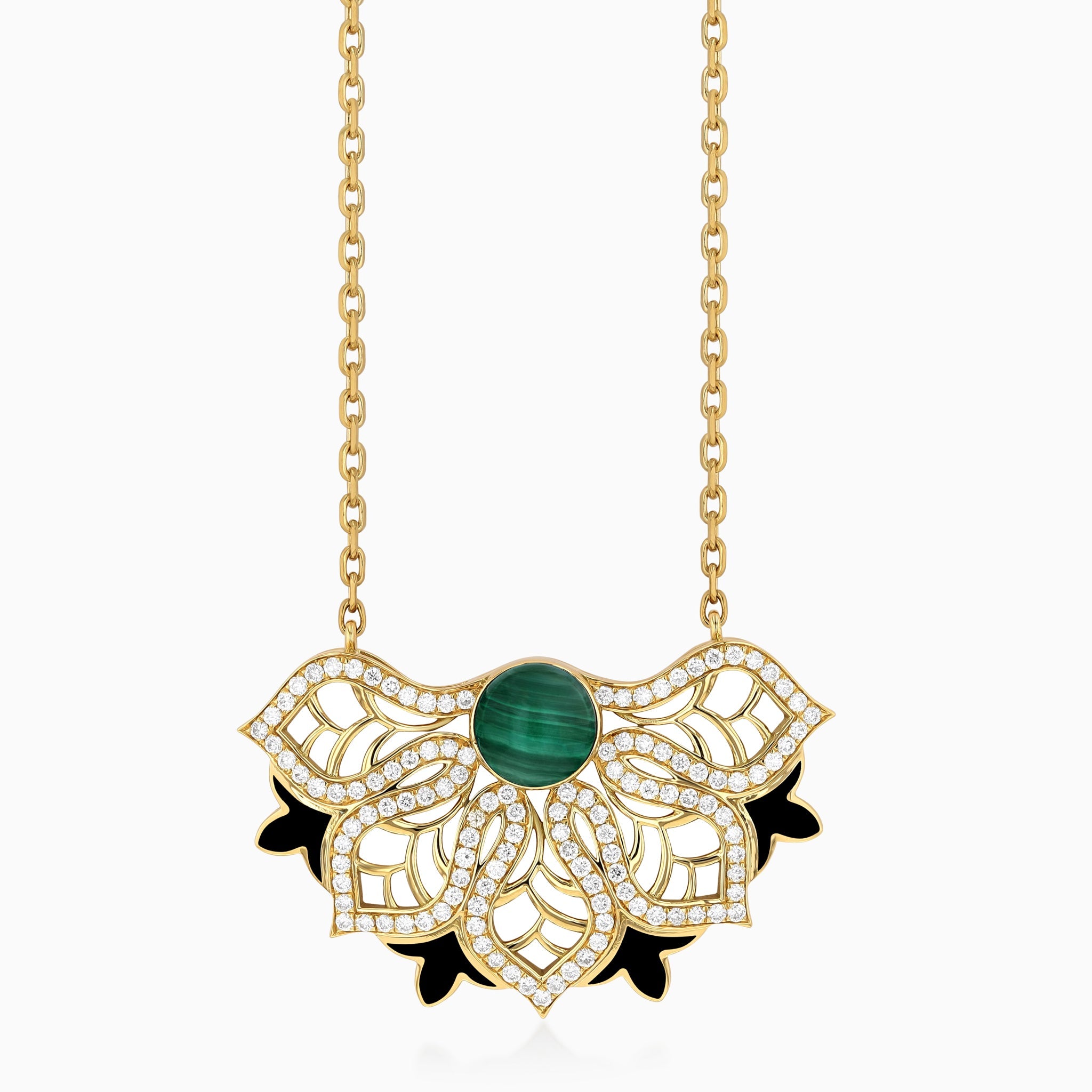 AURA Rise Pavé Necklace Medium