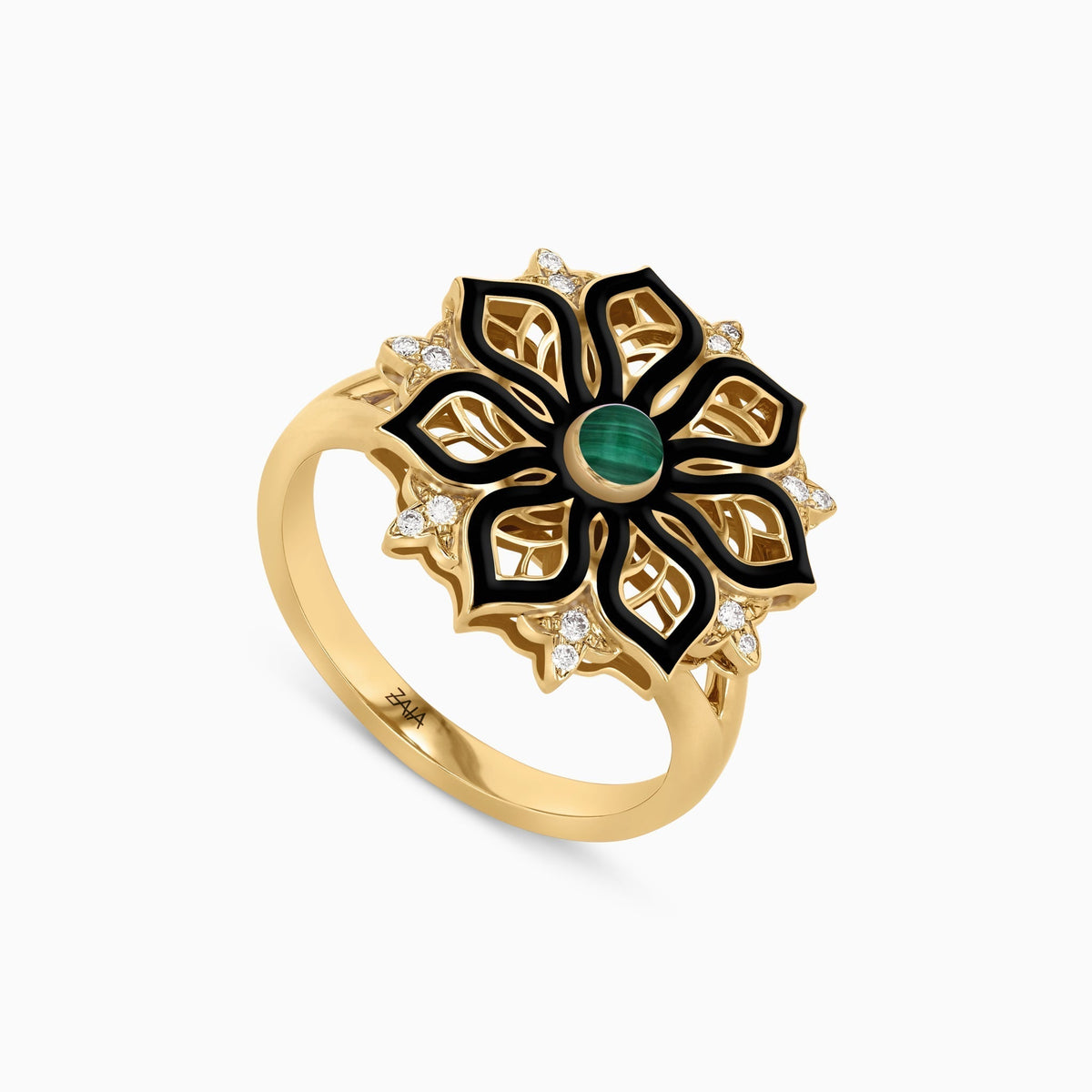 AURA Bloom Ring#Gold_Yellow Gold