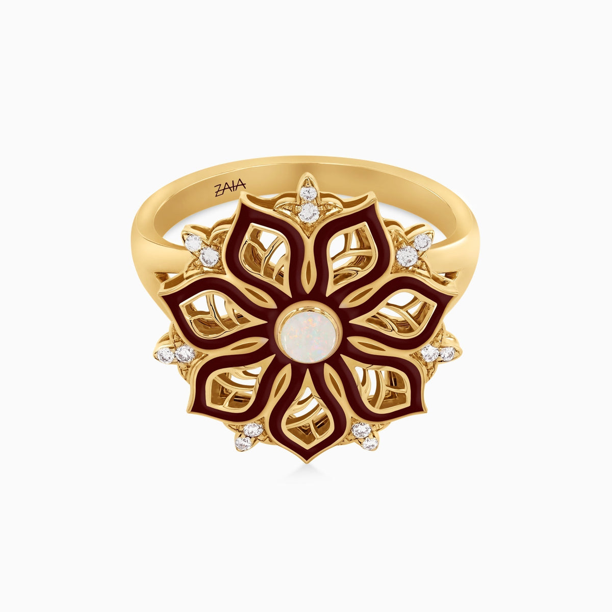 AURA Bloom Ring#Gold_Yellow Gold