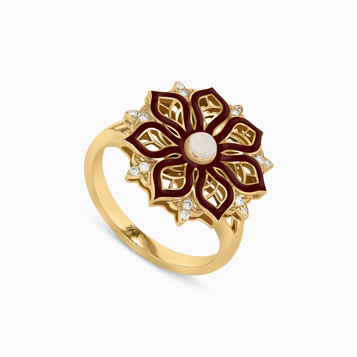 AURA Bloom Ring#Gold_Yellow Gold