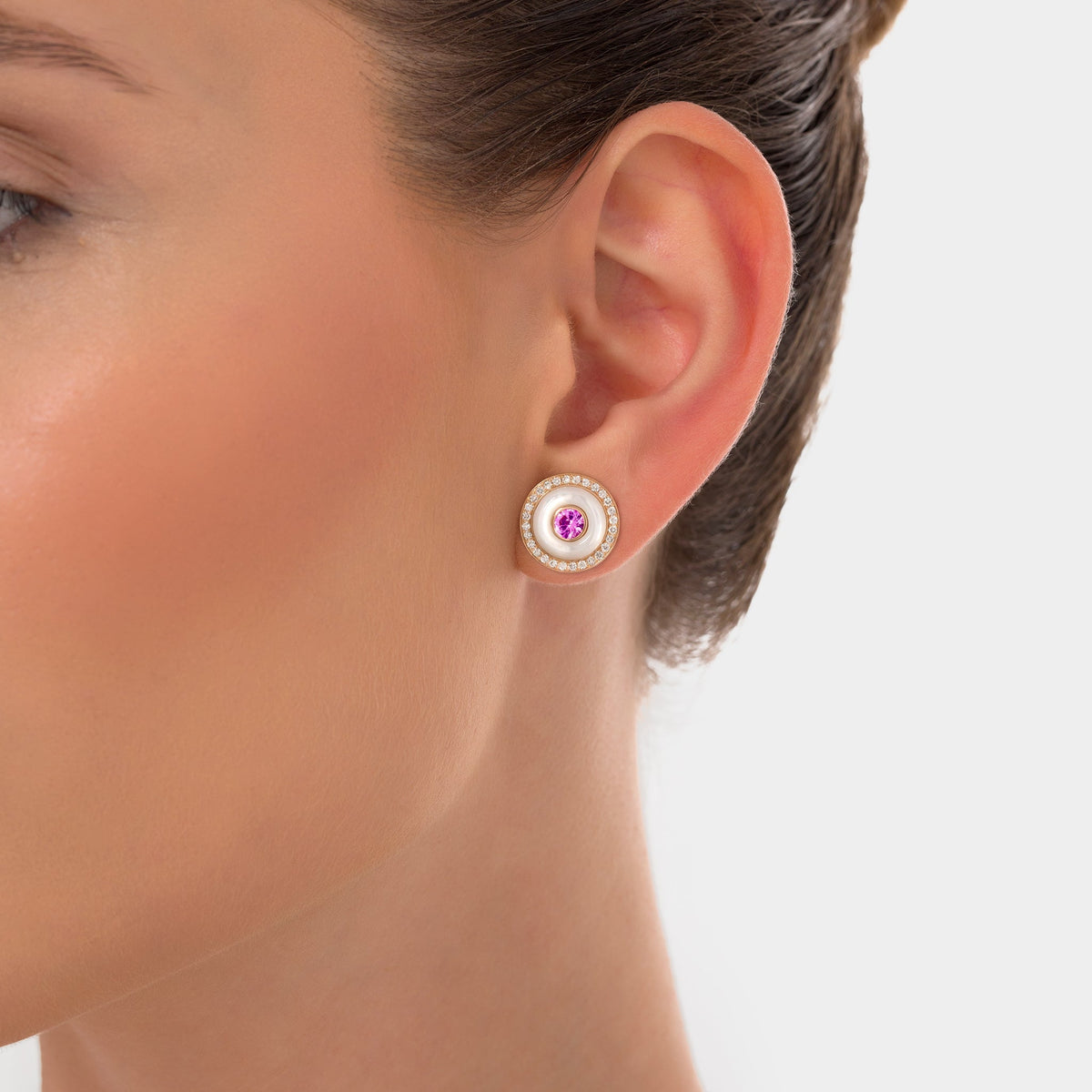 BOHO Earth Earrings Medium#Gold_Rose Gold