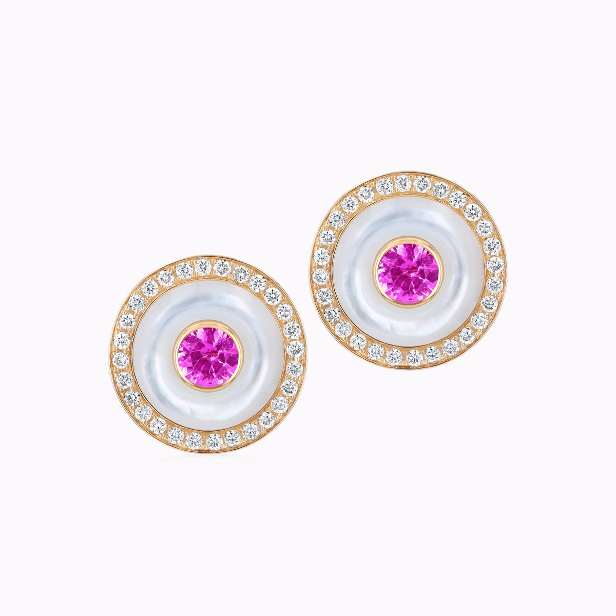 BOHO Earth Earrings Medium#Gold_Rose Gold