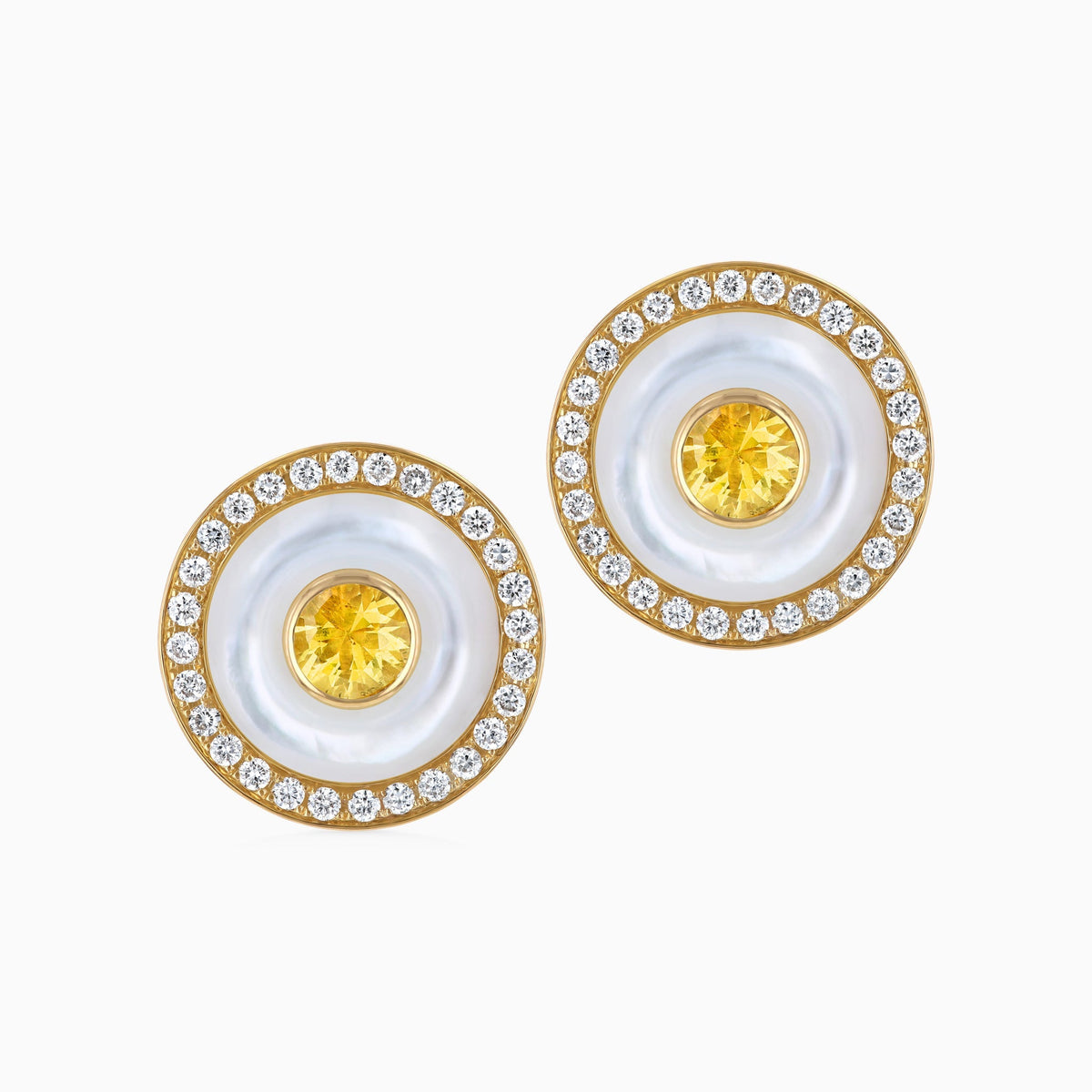 BOHO Earth Earrings Medium#Gold_Yellow Gold
