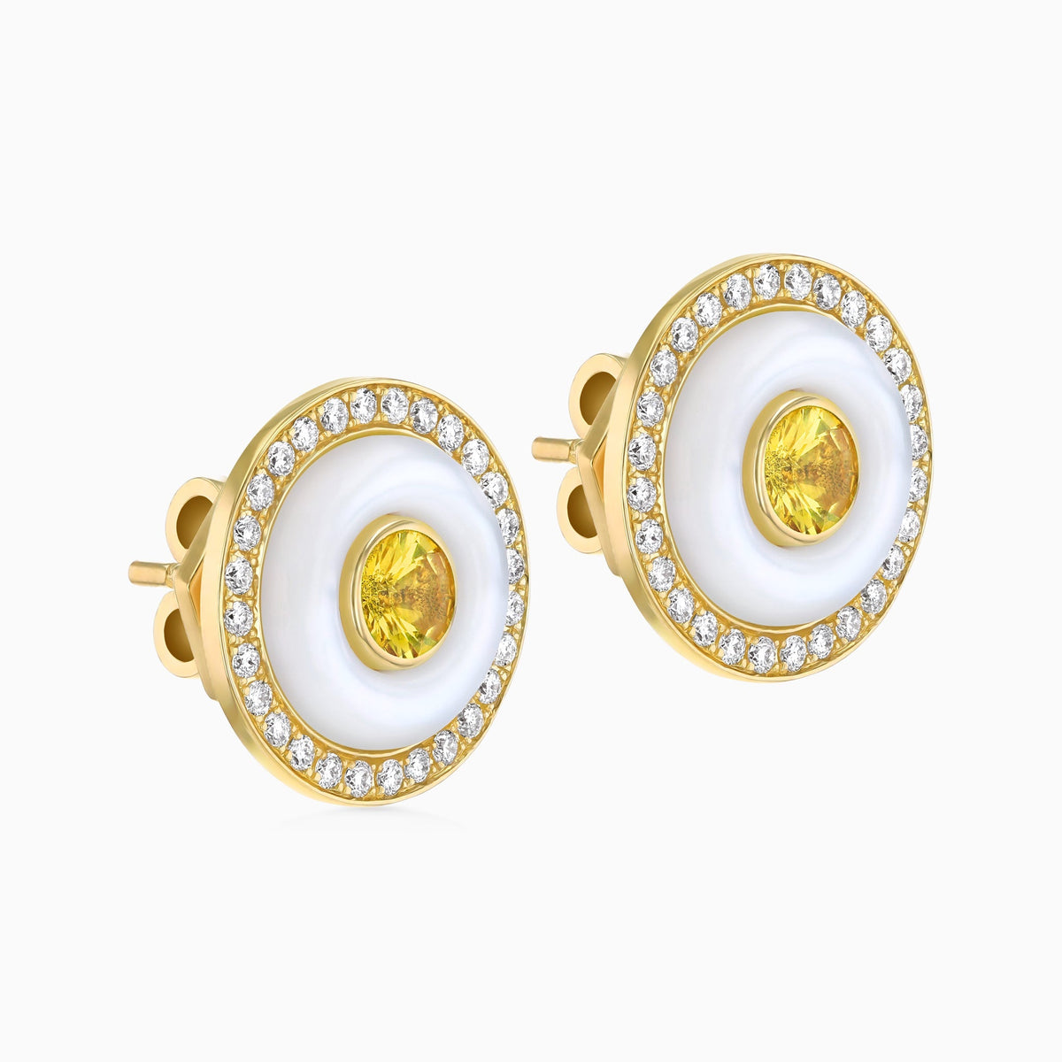 BOHO Earth Earrings Medium#Gold_Yellow Gold