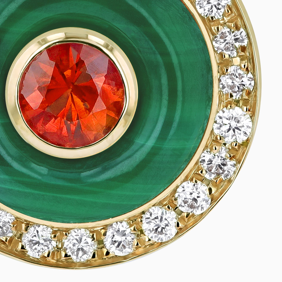 BOHO Earth Pendant Medium#Gold_Yellow Gold