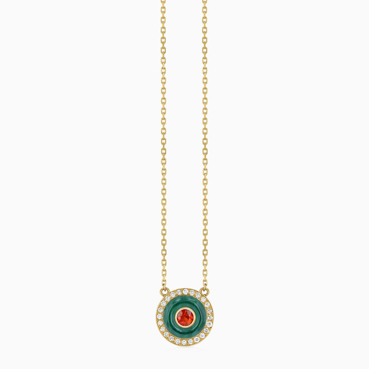 BOHO Earth Pendant Small#Gold_Yellow Gold