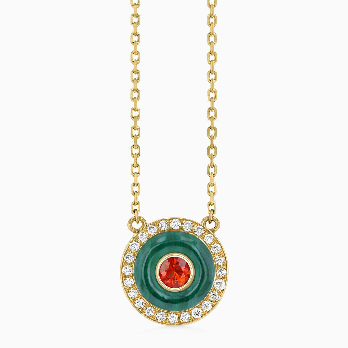 BOHO Earth Pendant Small#Gold_Yellow Gold