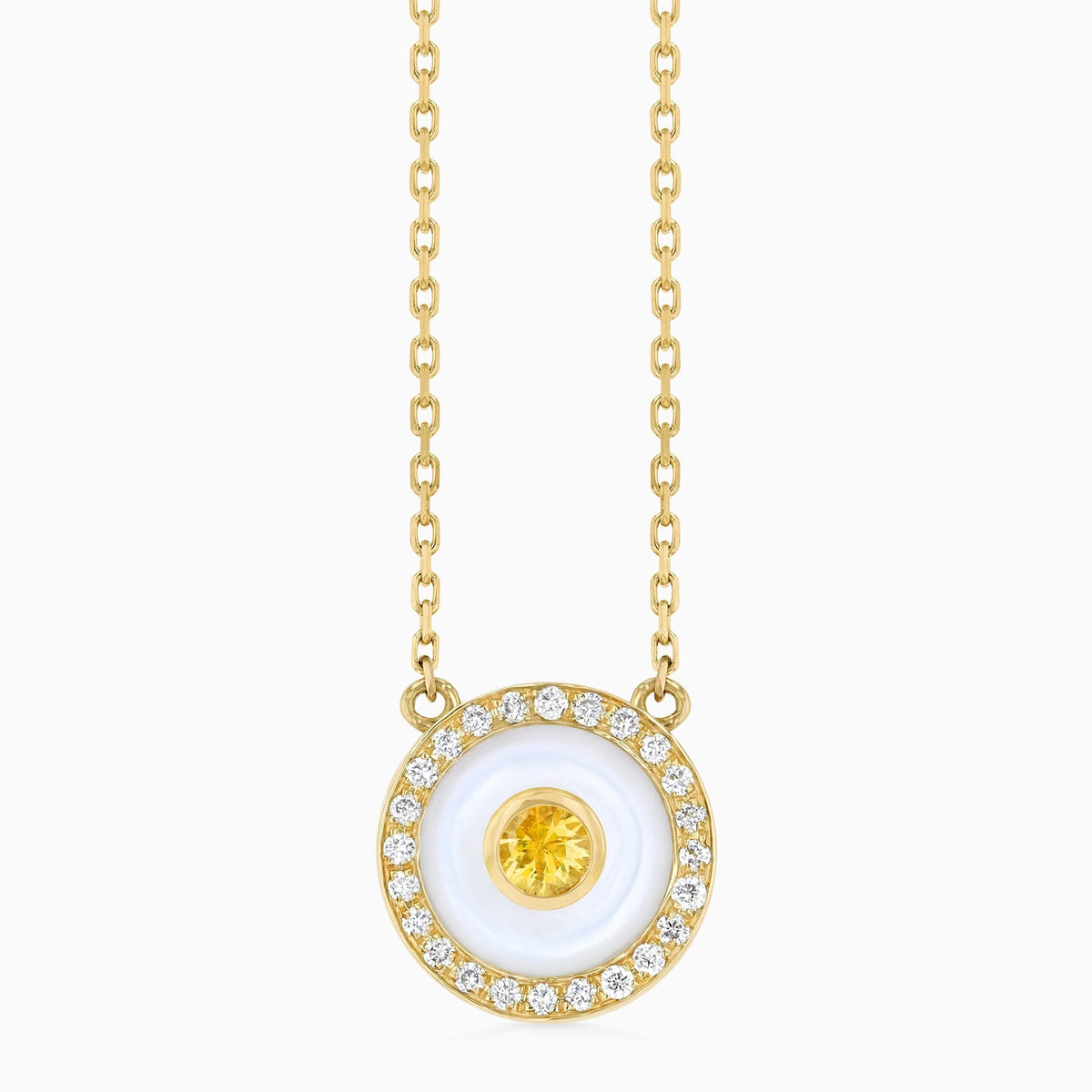 BOHO Earth Pendant Small#Gold_Yellow Gold