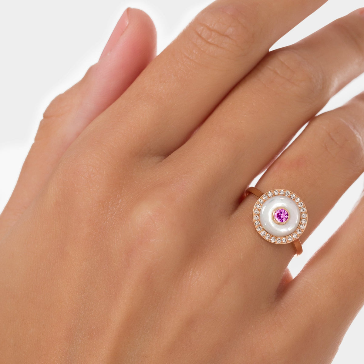 BOHO Earth Ring Small#Gold_Rose Gold