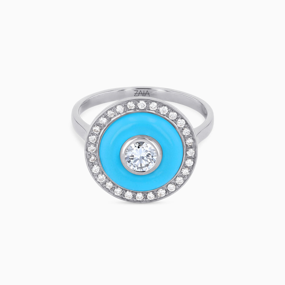 BOHO Earth Ring Medium#Gold_White Gold