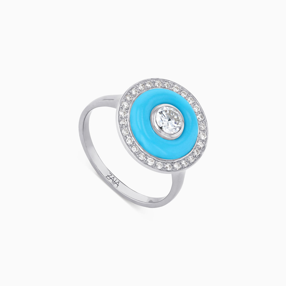 BOHO Earth Ring Medium#Gold_White Gold