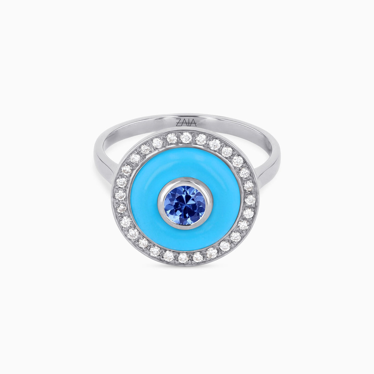 BOHO Earth Ring Medium#Gold_White Gold