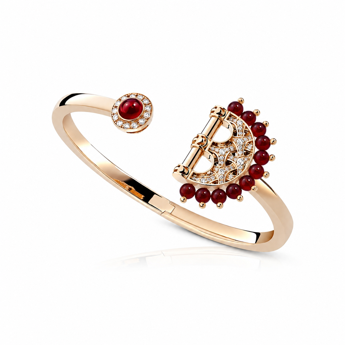 Heritage Agate Bangle Full Diamond