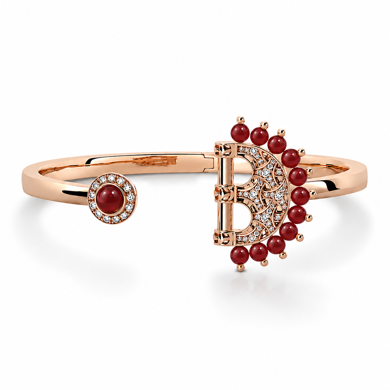 Heritage Agate Bangle Full Diamond