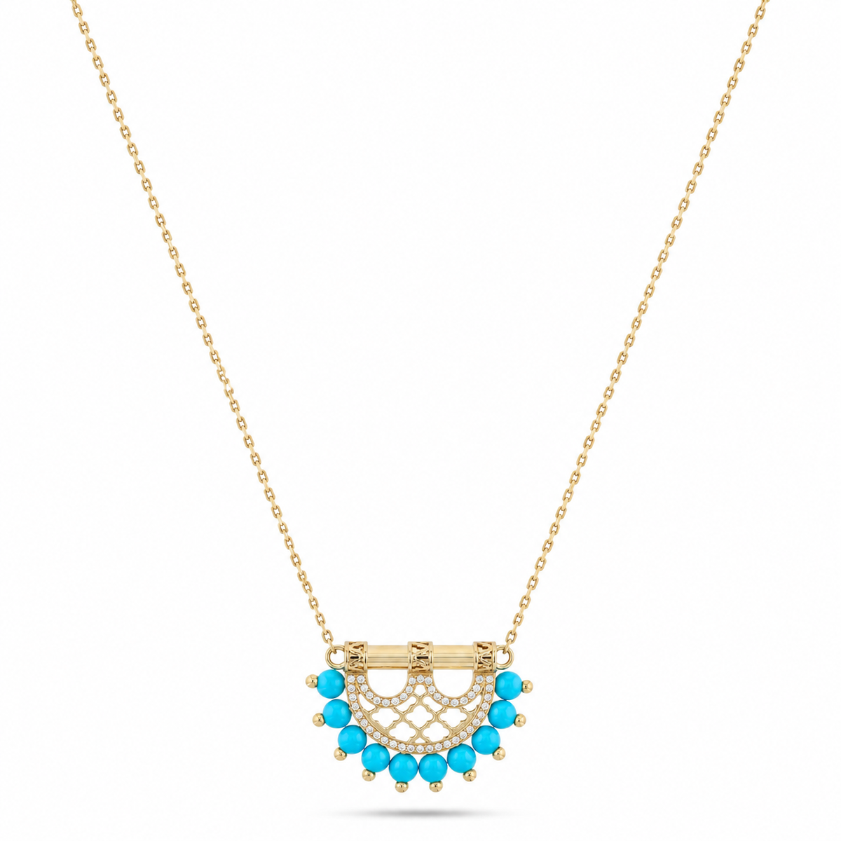 Heritage Mini2 Border Diamond Pendant
