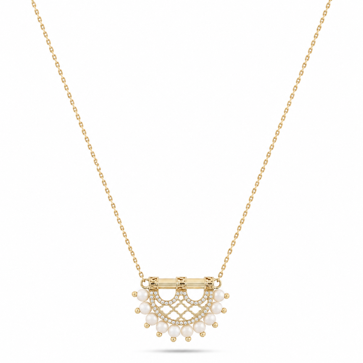 Heritage Mini2 Border Diamond Pendant