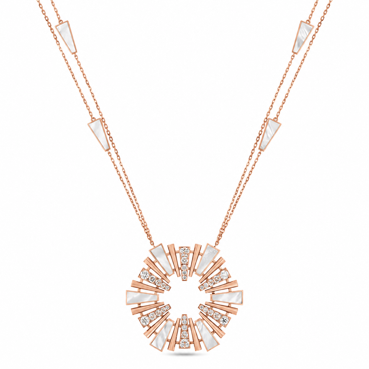 Al Fajr Shurooq Large Pendant Rose Gold