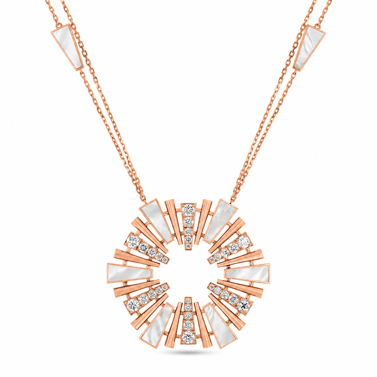 Al Fajr Shurooq Large Pendant Rose Gold