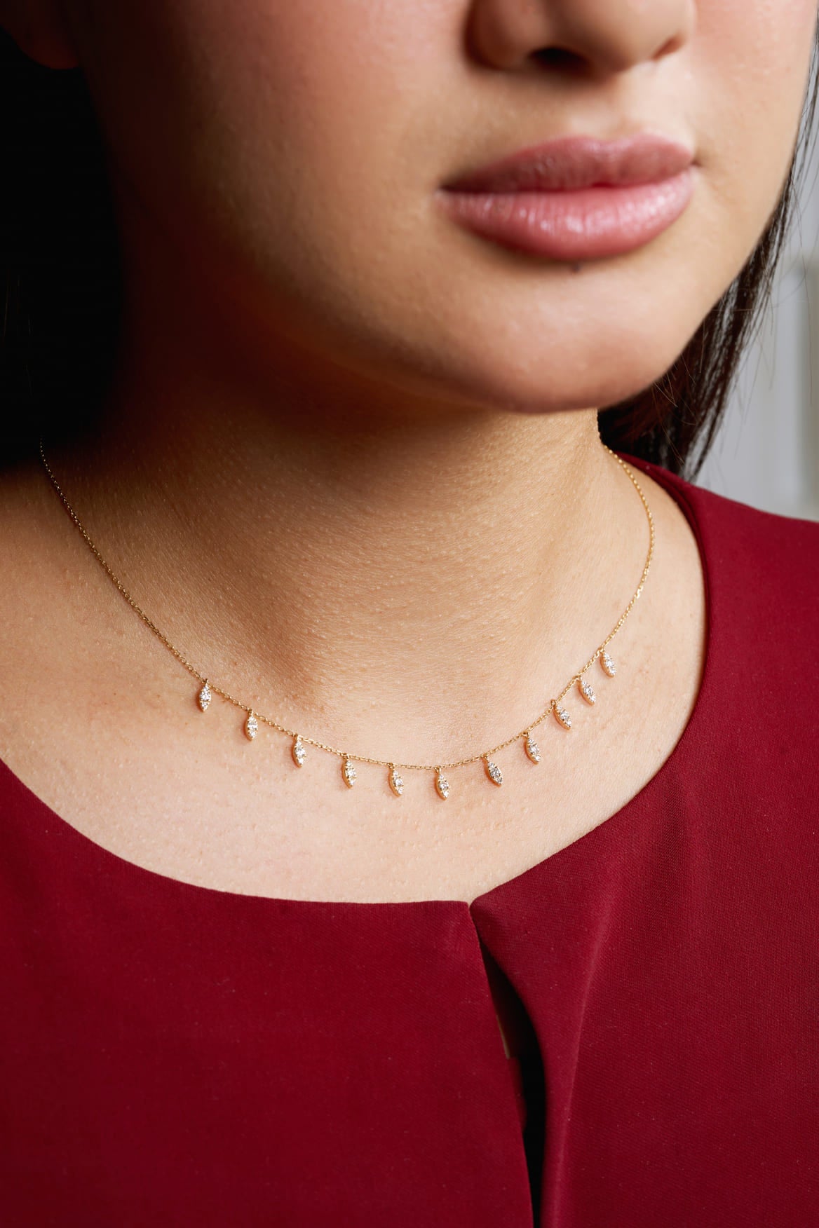 Eternity Diamond Choker – White Gold