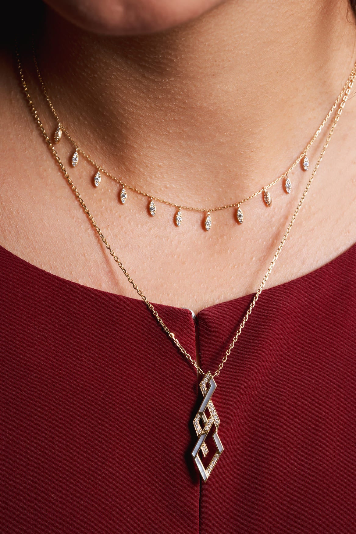 Eternity Diamond Choker – White Gold