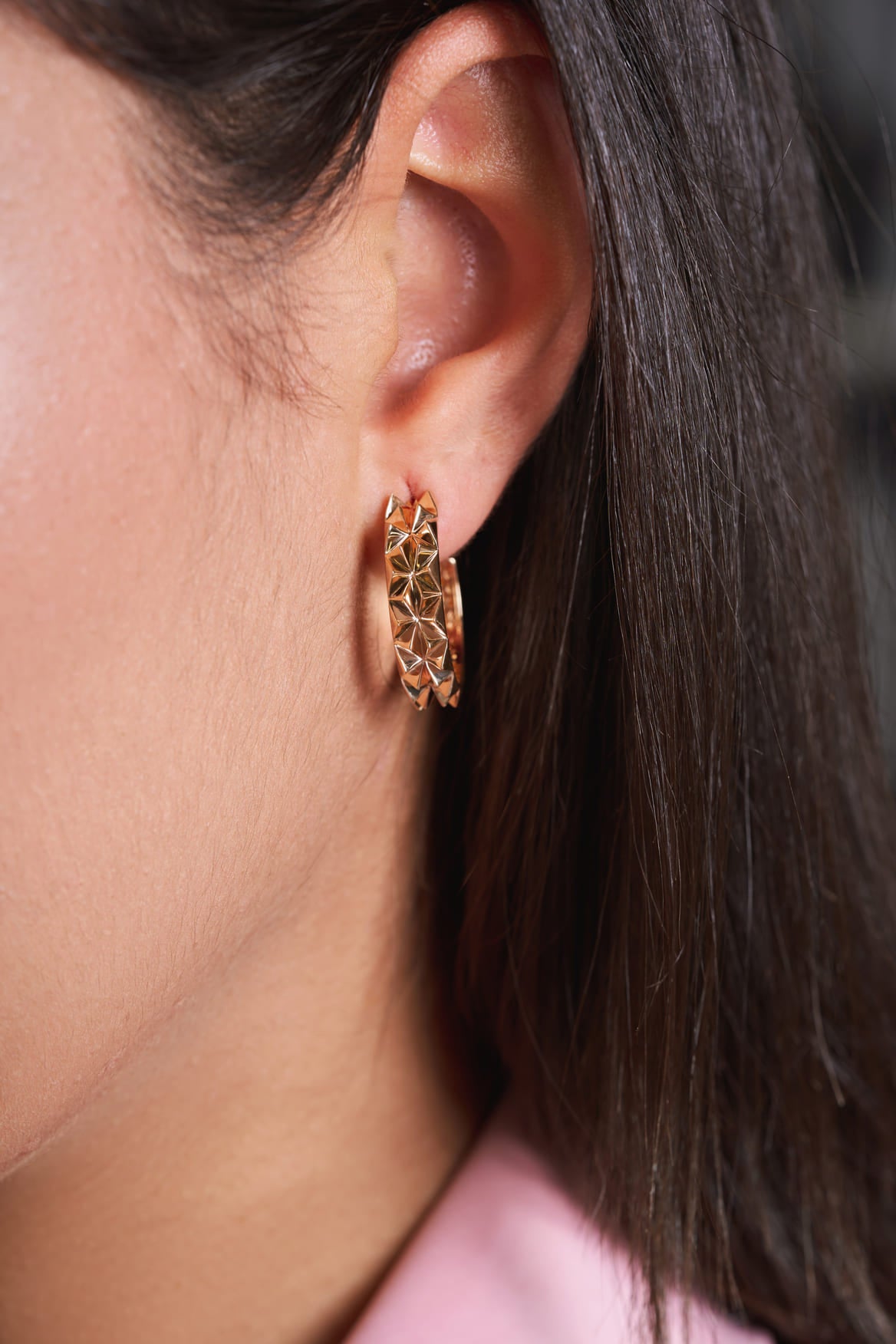 Tilal Hoop Earrings- White Gold