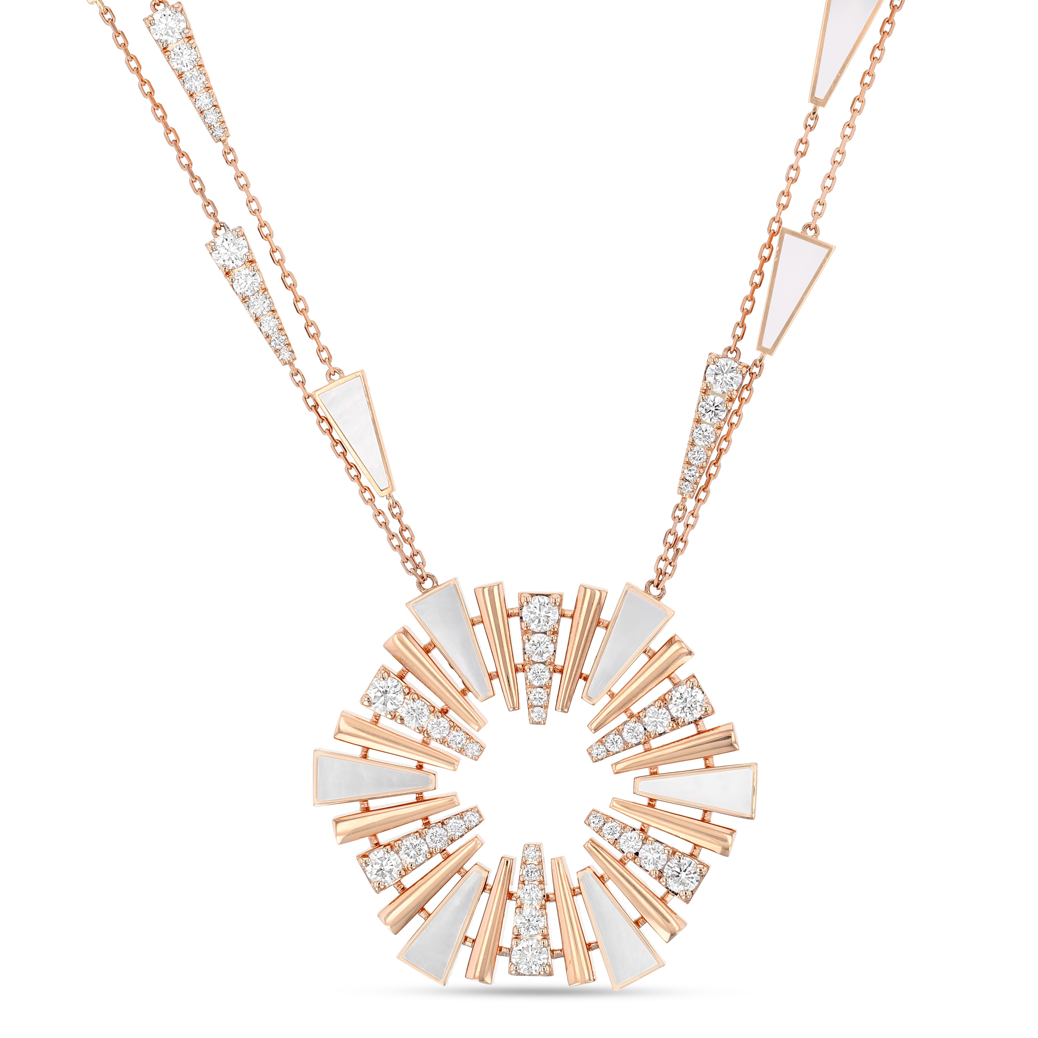 Al Fajr Shurooq Large Pendant Rose Gold