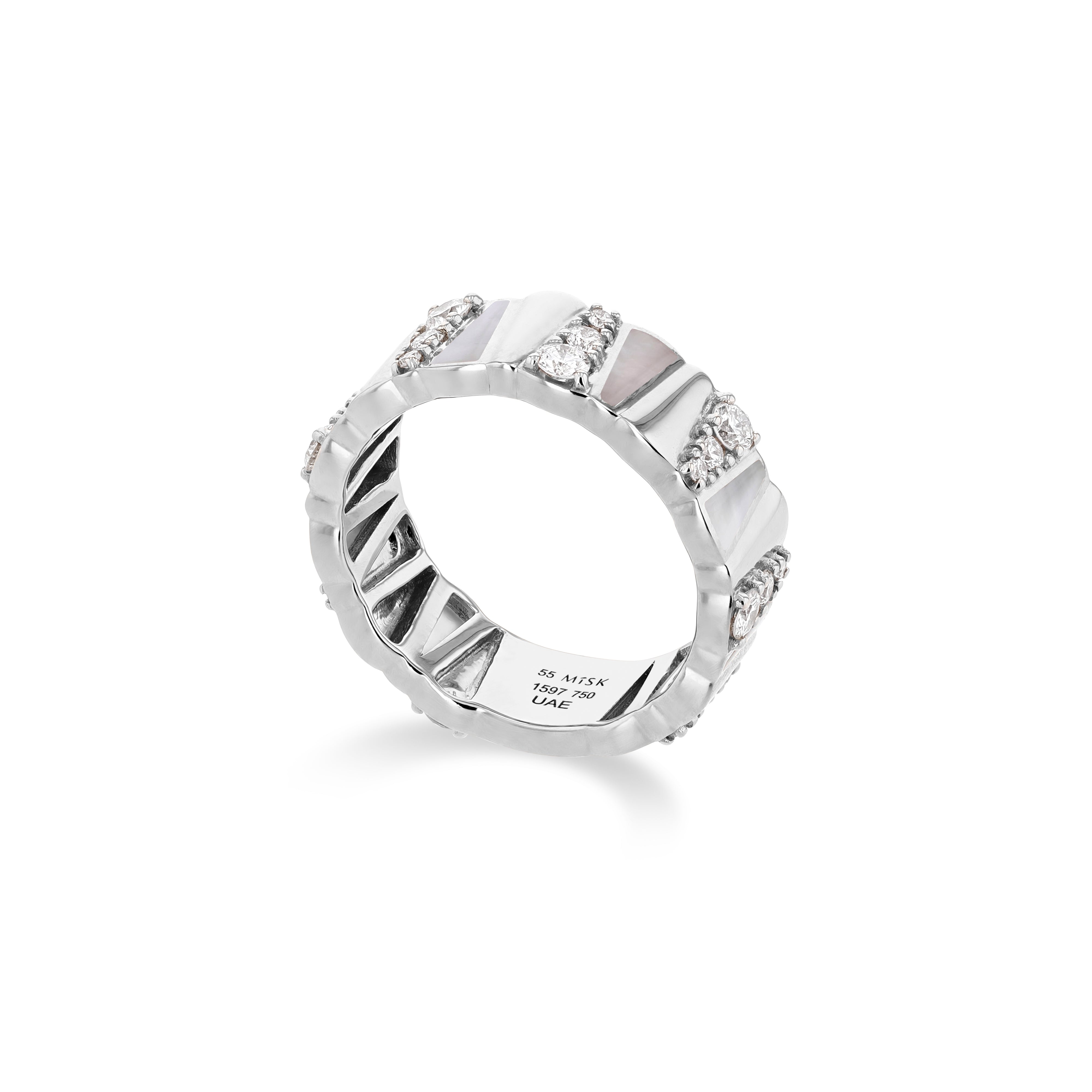 Al Fajr White Gold Ring