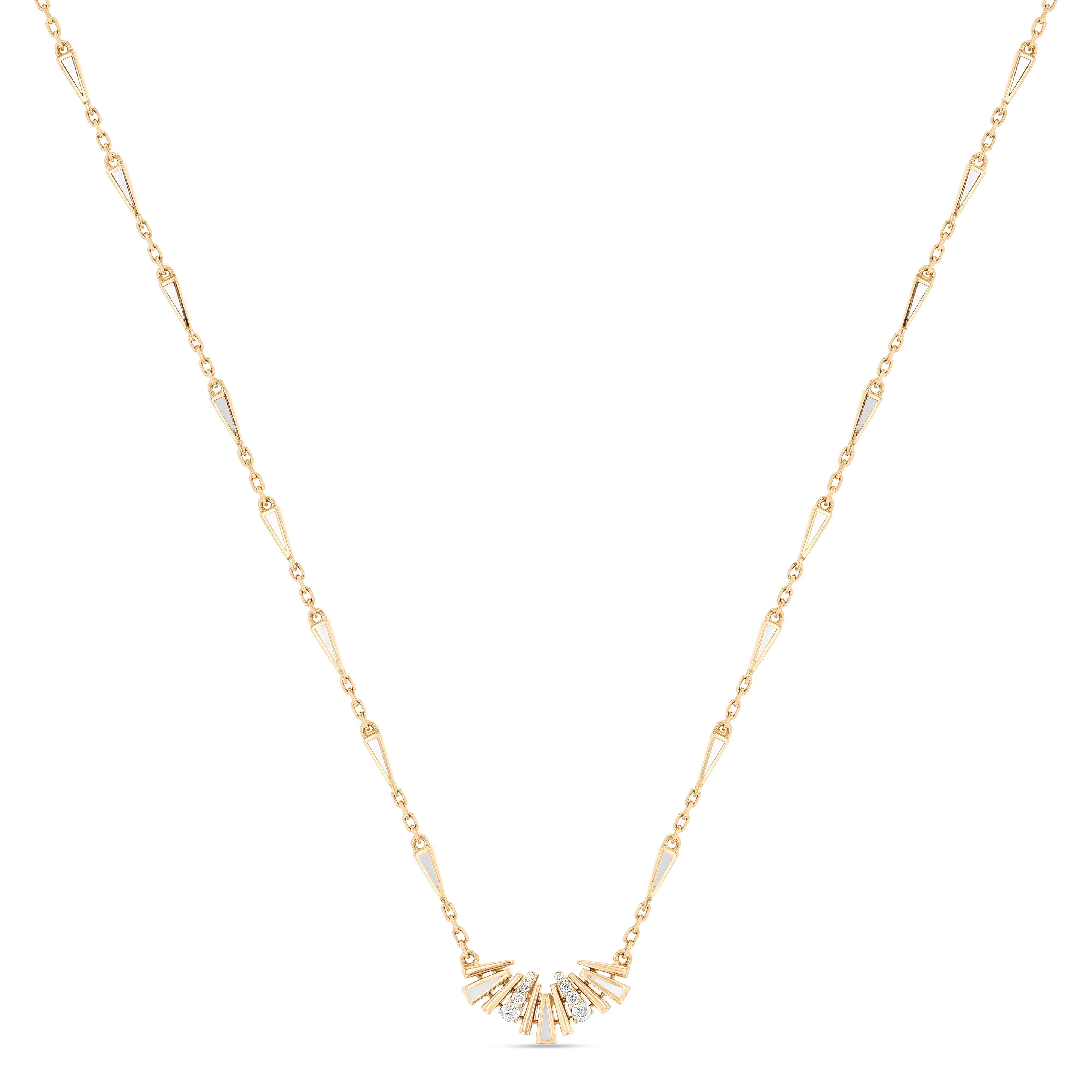 Al Fajr Half Motif Mini Pendant Yellow Gold