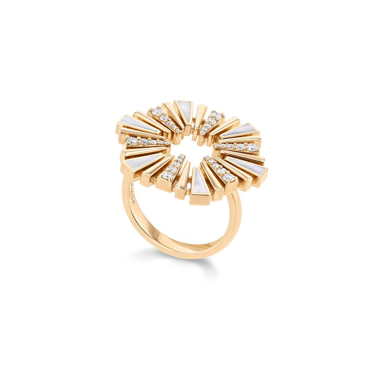 Al Fajr Shurooq Ring#Gold_Yellow Gold