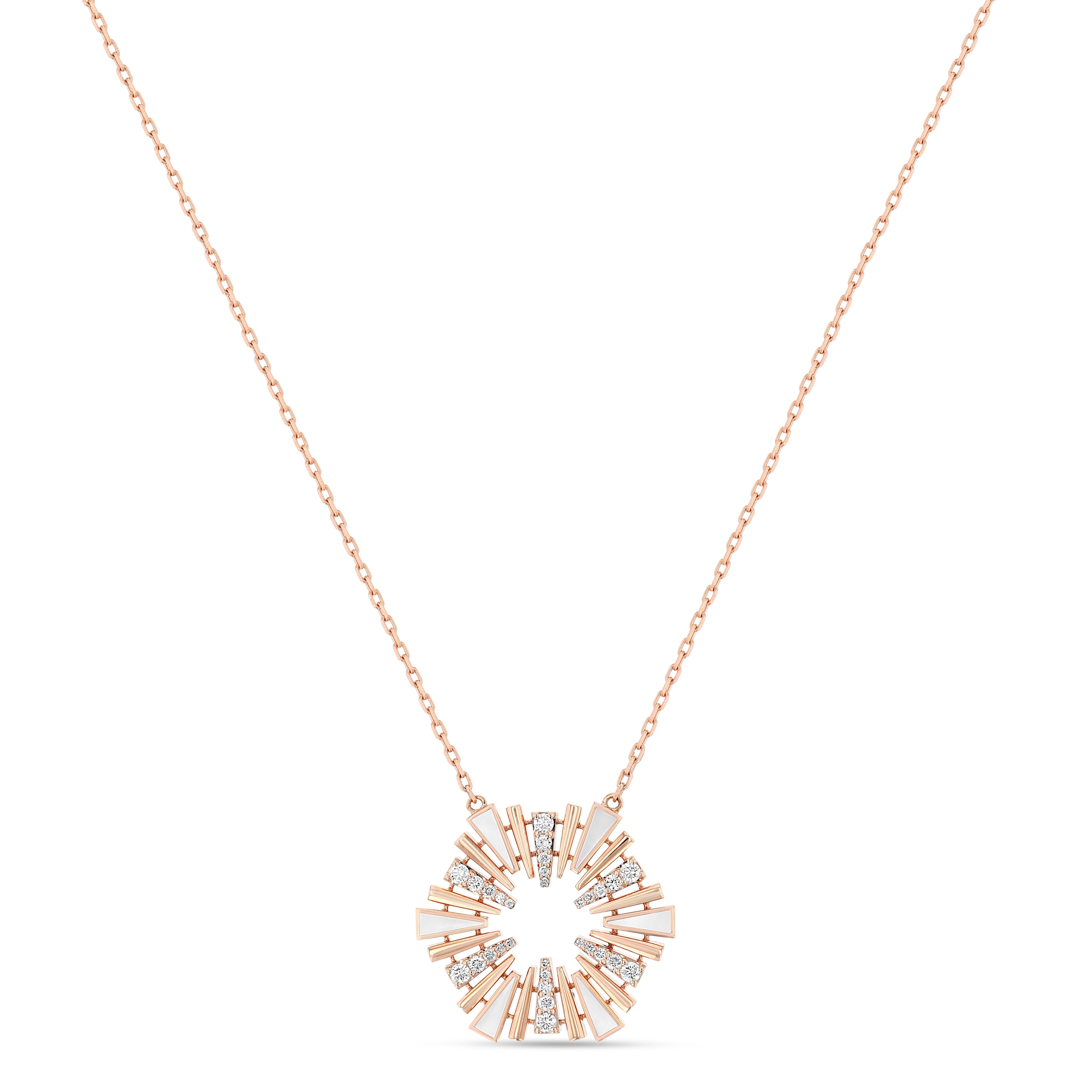 Al Fajr Shurooq Small Pendant Rose Gold