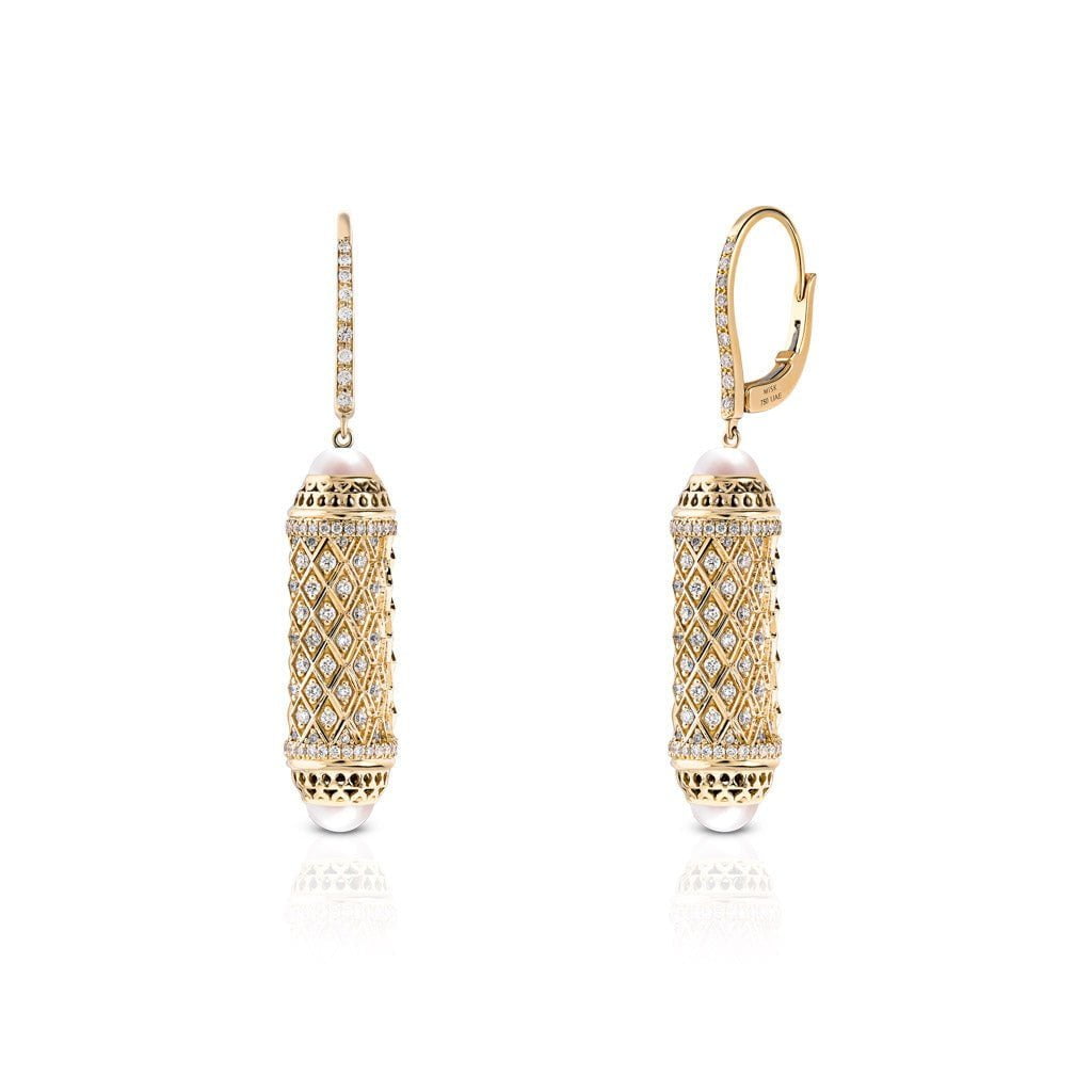 Harmony Hanging Full Diamond Earrings