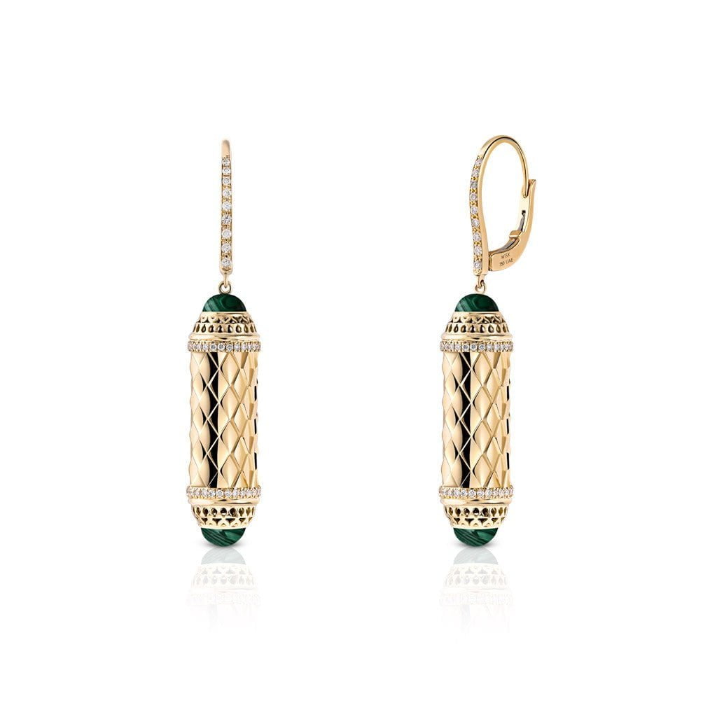 Harmony Hanging Border Diamond Earrings