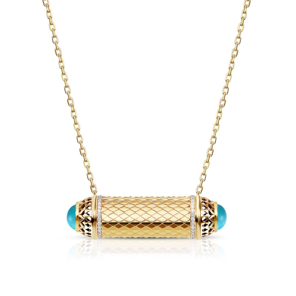 Harmony Large Pendant Border Diamond